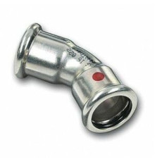 Отвод 45° из углеродистой стали пресс SANHA-Therm 18 мм ВПр-ВПр 12404118