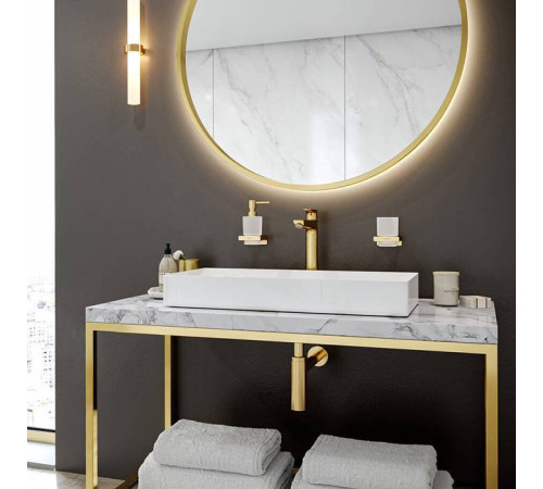 Диспенсер для жидкого мыла Hansgrohe AddStoris полированное золото 41745990