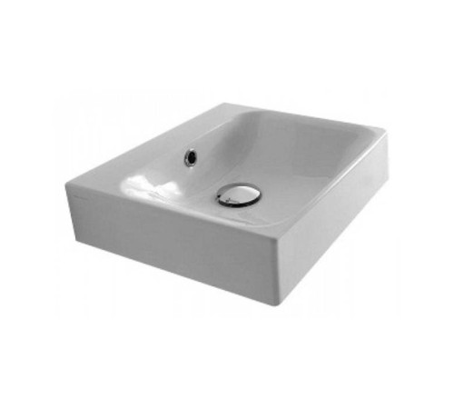 Раковина Kerasan Cento 40х35 см подвесная без отв. белый 353901