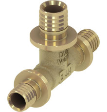 Тройник редукционный TECEflex 25x16x25 мм латунь 760527