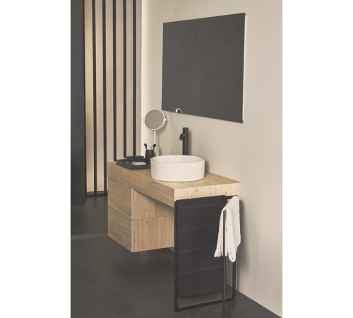 Смеситель для раковины Ideal Standard Ceraline Vessel высокий матовый черный BC269XG