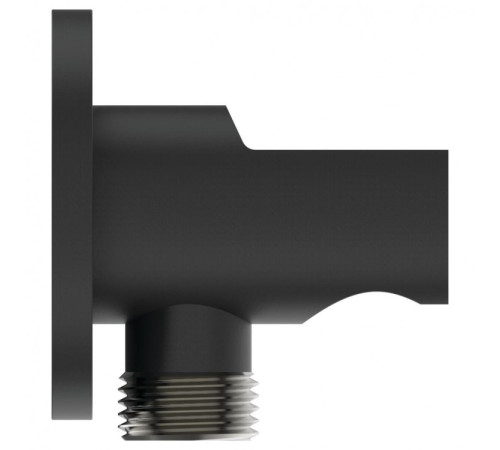 Держатель с подключением душевой лейки Ideal Standard Idealrain 1/2 матовый черный BC807XG