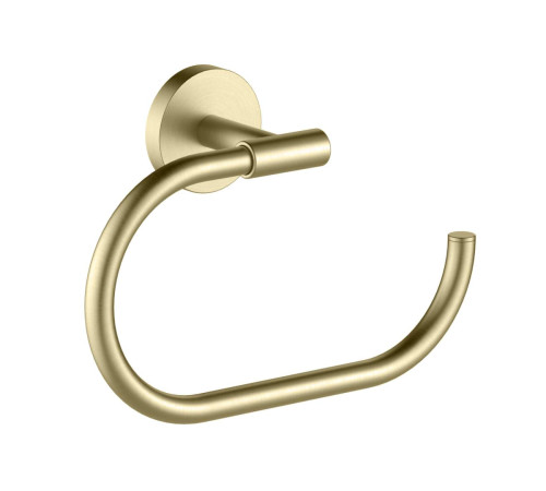 Полотенцедержатель Aquanet Оберон овальный шлифованное золото AQ4221BG