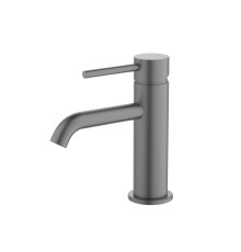 Смеситель для раковины Aquanet Европа AQ1310BGM без донного клапана оружейная сталь AQ1310BGM