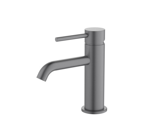 Смеситель для раковины Aquanet Европа AQ1310BGM без донного клапана оружейная сталь AQ1310BGM