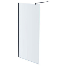 Душевая перегородка Aquanet Walk In WIW 09020GM 900x2000 мм с держателем оружейная сталь AQ WIW 09020GM