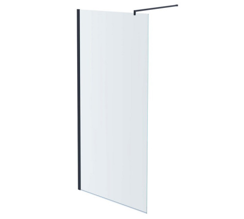 Душевая перегородка Aquanet Walk In WIW 09020GM 900x2000 мм с держателем оружейная сталь AQ WIW 09020GM