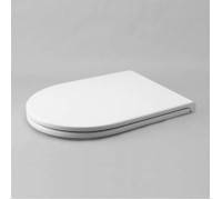 Сиденье для унитаза Azzurra Comoda быстросъемное микролифт Bianco lucido COM 1800 F bi