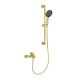 Смеситель для ванны Aquanet Лугано с душевым гарнитуром 3jet шлифованное золото AQ1748BG
