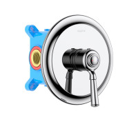 Смеситель для душа Aquanet Классик встраиваемый 1 режим (внешняя и скрытая часть) AQ1566CR