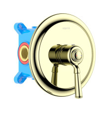 Смеситель для душа Aquanet Классик встраиваемый 1 режим (внешняя и скрытая часть) полированное золото AQ1566PG