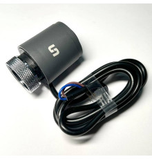 Привод термоэлектрический Stout NO нормально открытый 230 В черный кабель 1 м STE-0002-000002