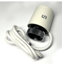 Привод термоэлектрический Stout NO нормально открытый 230 В белый кабель 1 м STE-0002-000001