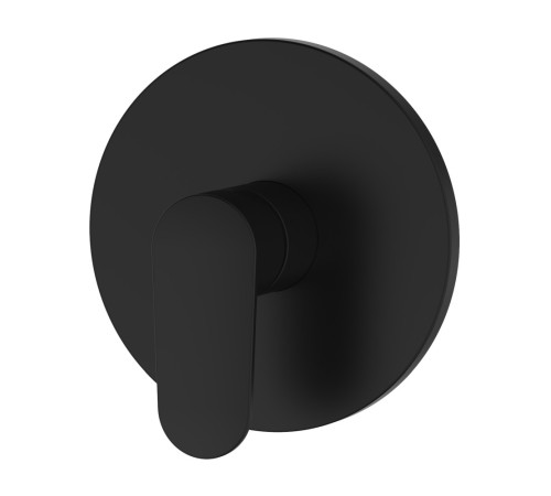 Смеситель для душа скрытого монтажа Aquanet Ника комплект матовый черный AQ1866MB