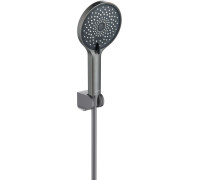 Душевой набор Aquanet Лугано 3jet оружейная сталь AQ2035BGM