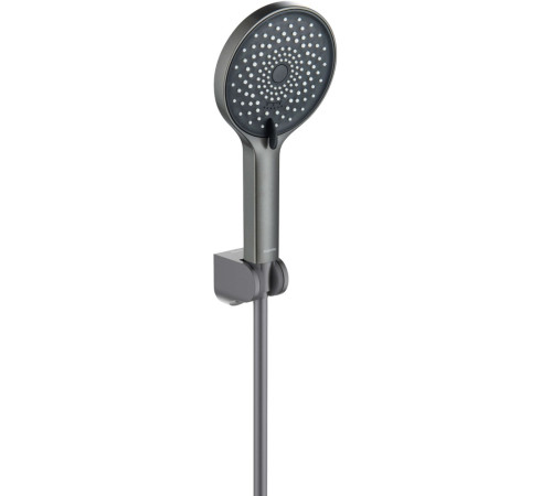 Душевой набор Aquanet Лугано 3jet оружейная сталь AQ2035BGM