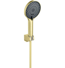Душевой набор Aquanet Лугано 3jet шлифованное золото AQ2035BG