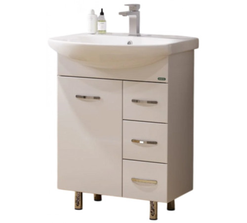 Комплект Тумба напольная Dreja Лагуна/3 с умывальником Лагуна 65 SET_Лагуна-3/Лагуна-65