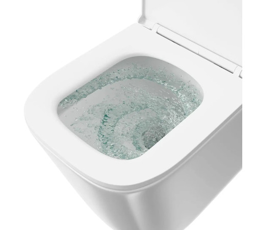 Унитаз подвесной Kerama Marazzi Cubo 34х48 см смыв торнадо с сиденьем CU.T.wc.02