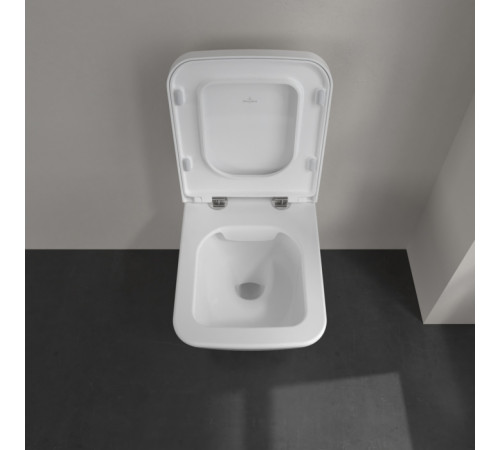 Унитаз подвесной Villeroy & Boch Finion 37.5x56x35 см CeramicPlus альпийский белый 4664R0R1