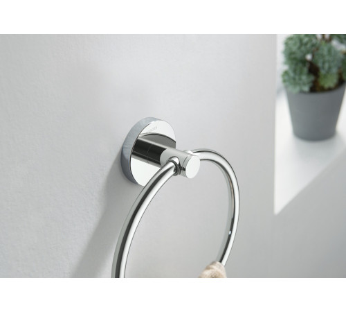 Полотенцедержатель кольцо Aquanet Европа хром AQ4112CR