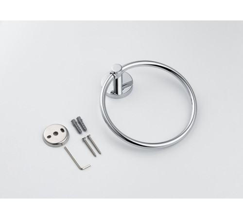 Полотенцедержатель кольцо Aquanet Европа хром AQ4112CR
