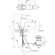 Смеситель для биде RAVAK 10° TD 055.00 X070067