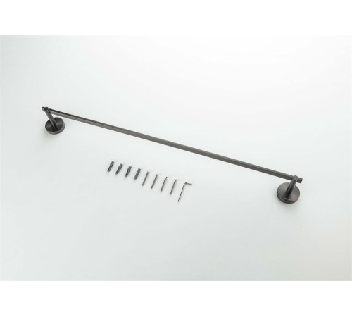 Полотенцедержатель Aquatek БЕТТА 600 мм оружейная сталь AQ4614BGM