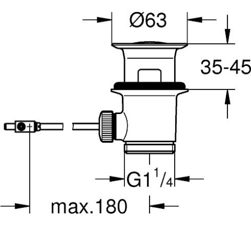 Смеситель для раковины GROHE Eurosmart M-Size хром 23322003