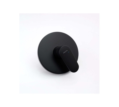 Смеситель для душа скрытого монтажа Aquanet Ника комплект матовый черный AQ1866MB