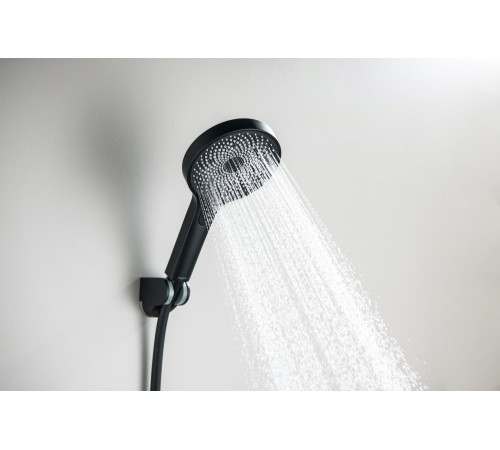 Ручной душ Aquanet Оберон Select 130 3jet матовый черный AQ2007MB