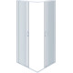 Душевой уголок Aquanet ARI KV 10020BL 1000x1000x2000 мм квадратный черный/прозрачное стекло AQ ARI KV 10020BL