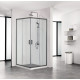 Душевой уголок Aquanet ARI KV 10020BL 1000x1000x2000 мм квадратный черный/прозрачное стекло AQ ARI KV 10020BL