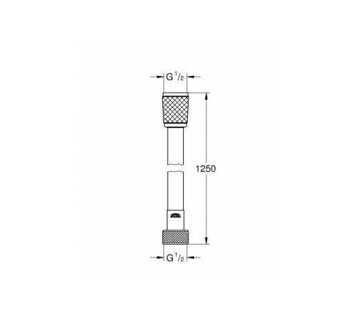 Душевой шланг GROHE Relexaflex 1250 мм хром 45971001