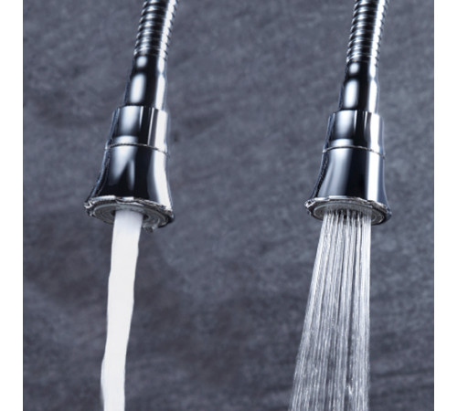 Смеситель для кухни Lemark Linara с гибким изливом хром LM0413C