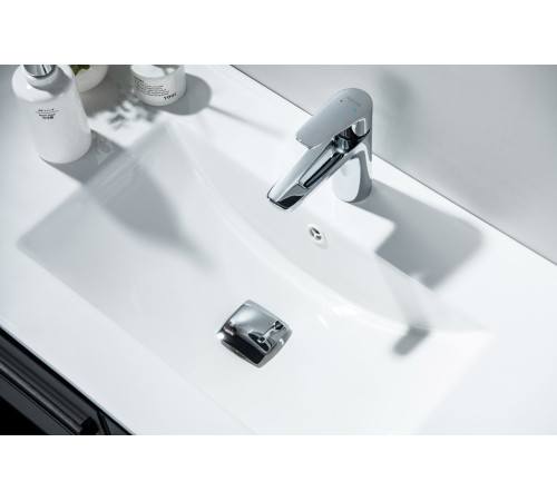 Донный клапан Aquatek Push-open с переливом квадратная крышка хром AQ6004CR