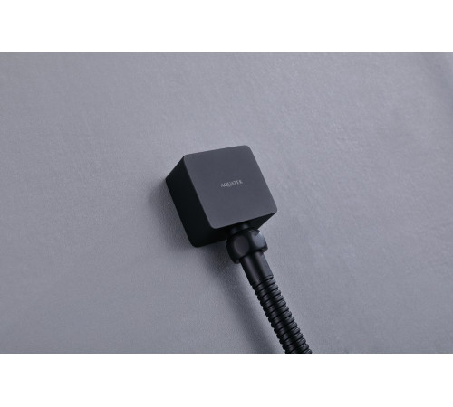 Шланговое подсоединение Aquatek матовый черный AQ2459MB