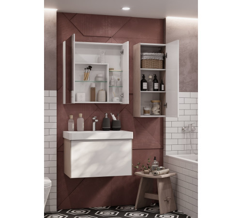 Зеркальный шкаф Aquaton Асти 70 1A263402AX010