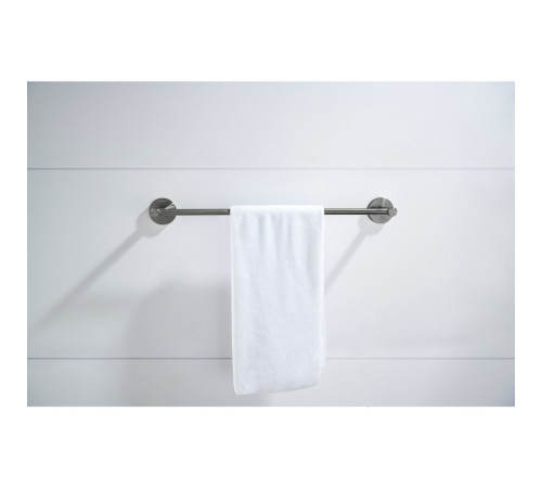 Полотенцедержатель Aquanet Европа 600 мм оружейная сталь AQ4114BGM