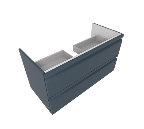 Комплект мебели для ванной AQUATON ВЕГА 100 с раковиной AQ4100-00 серый матовый AQ77100-MG