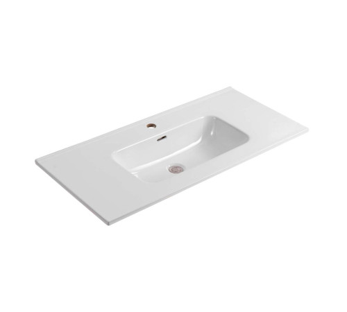 Комплект мебели для ванной AQUATON ВЕГА 100 с раковиной AQ4100-00 шалфей зеленый AQ77100-GS