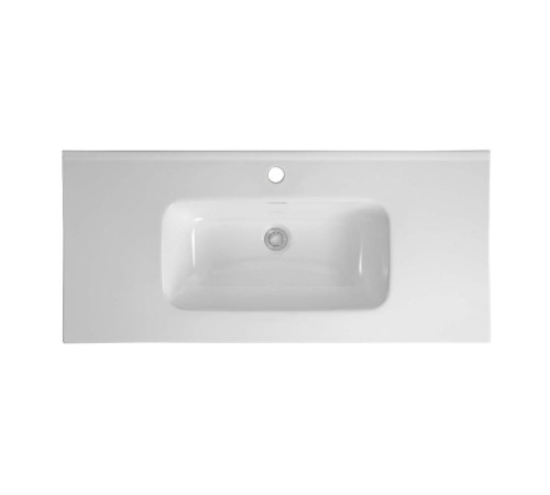 Комплект мебели для ванной AQUATON ВЕГА 100 с раковиной AQ4100-00 шалфей зеленый AQ77100-GS