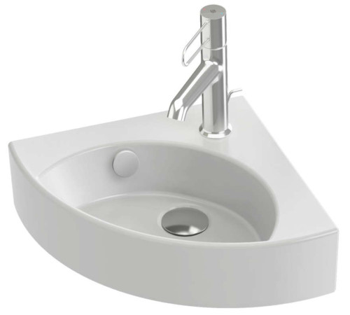 Рукомойник угловой Jacob Delafon Odeon Rive Gauche 34х34 см белый EGP112-00