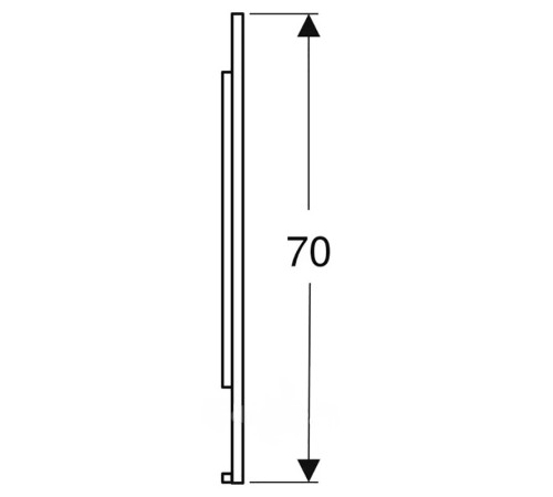 Зеркало с подсветкой Geberit Option Plus 90х70 см 502.783.00.1