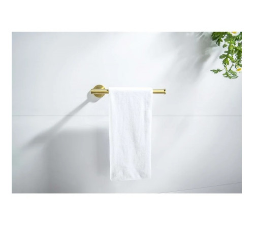 Полотенцедержатель Aquanet Оберон шлифованное золото AQ4219BG