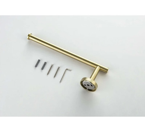 Полотенцедержатель Aquanet Оберон шлифованное золото AQ4219BG