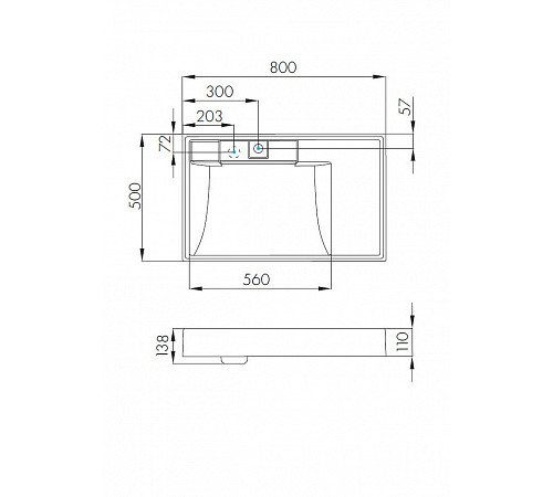 Комплект AQUATON Лондри 20 тумба и раковина Рейн 80 1A2361K0LH010