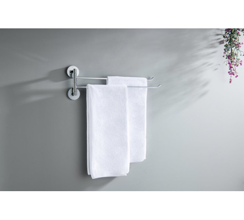 Полотенцедержатель двойной Aquatek БЕТТА хром AQ4613CR