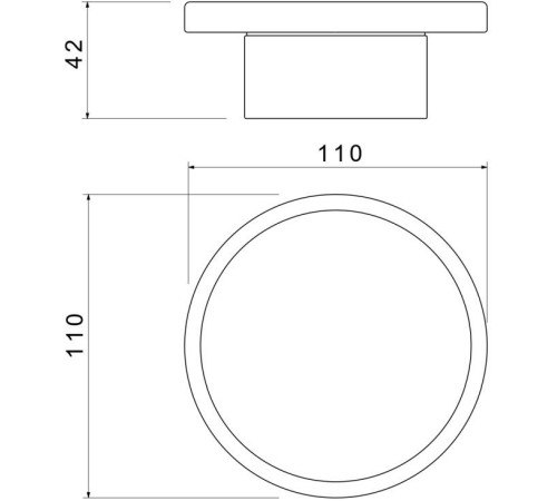 Мыльница настольная Aquatek Лира матовый черный AQ4426MB
