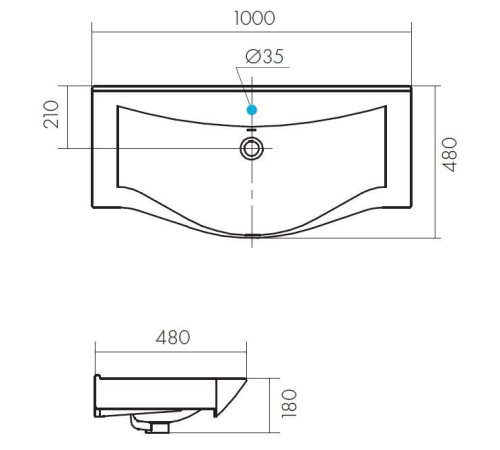 Комплект AQUATON Беверли 100 тумба и раковина Беверли 100 1A2367K0BV010
